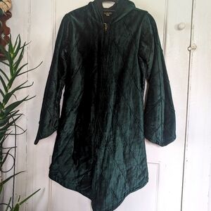 Green Velvet Coat